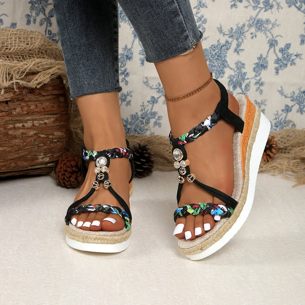 Sandales d'Été Élastiques Chic